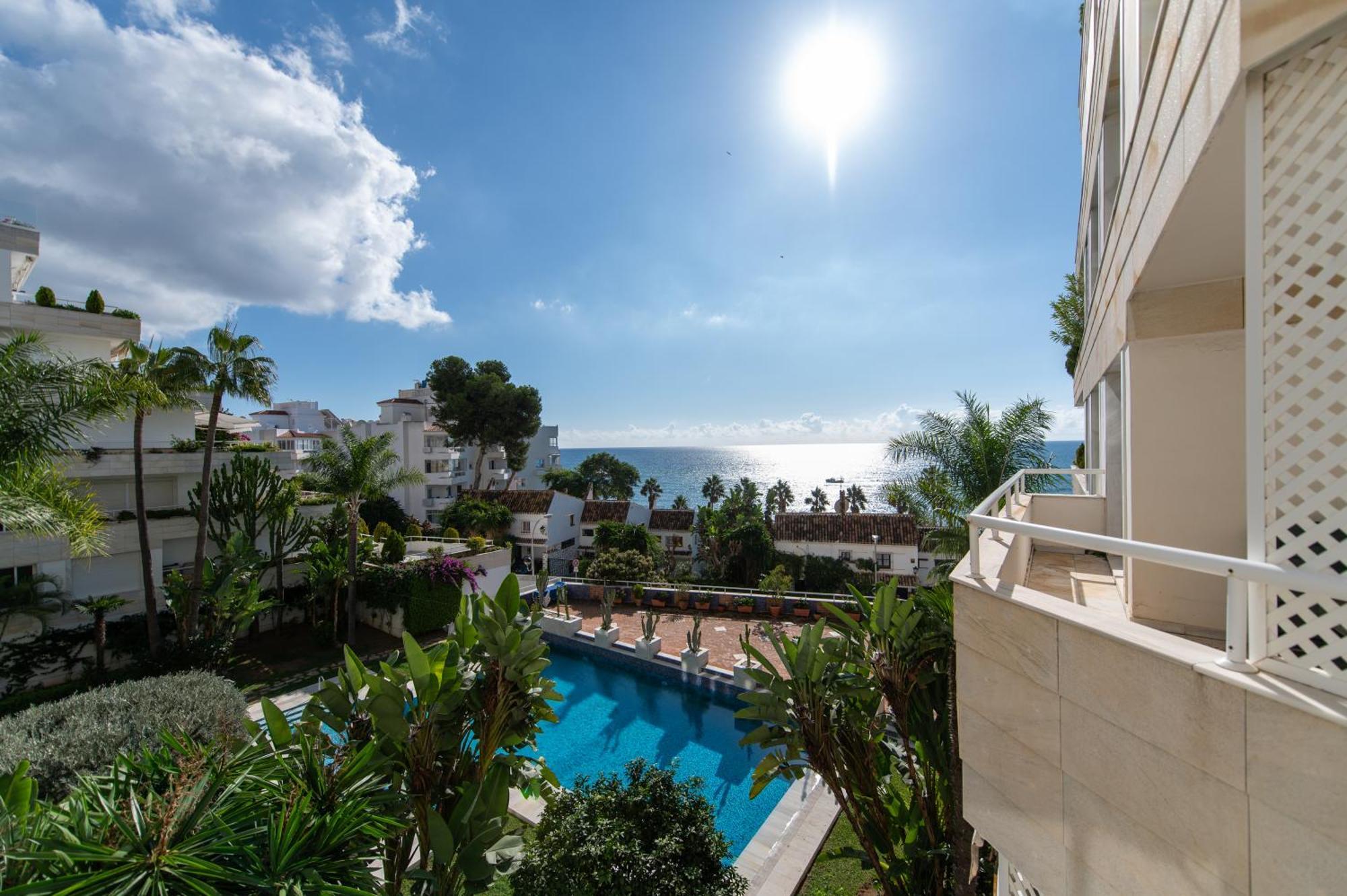 100% Vista Al Mar Y Piscina Marbella Διαμέρισμα Εξωτερικό φωτογραφία